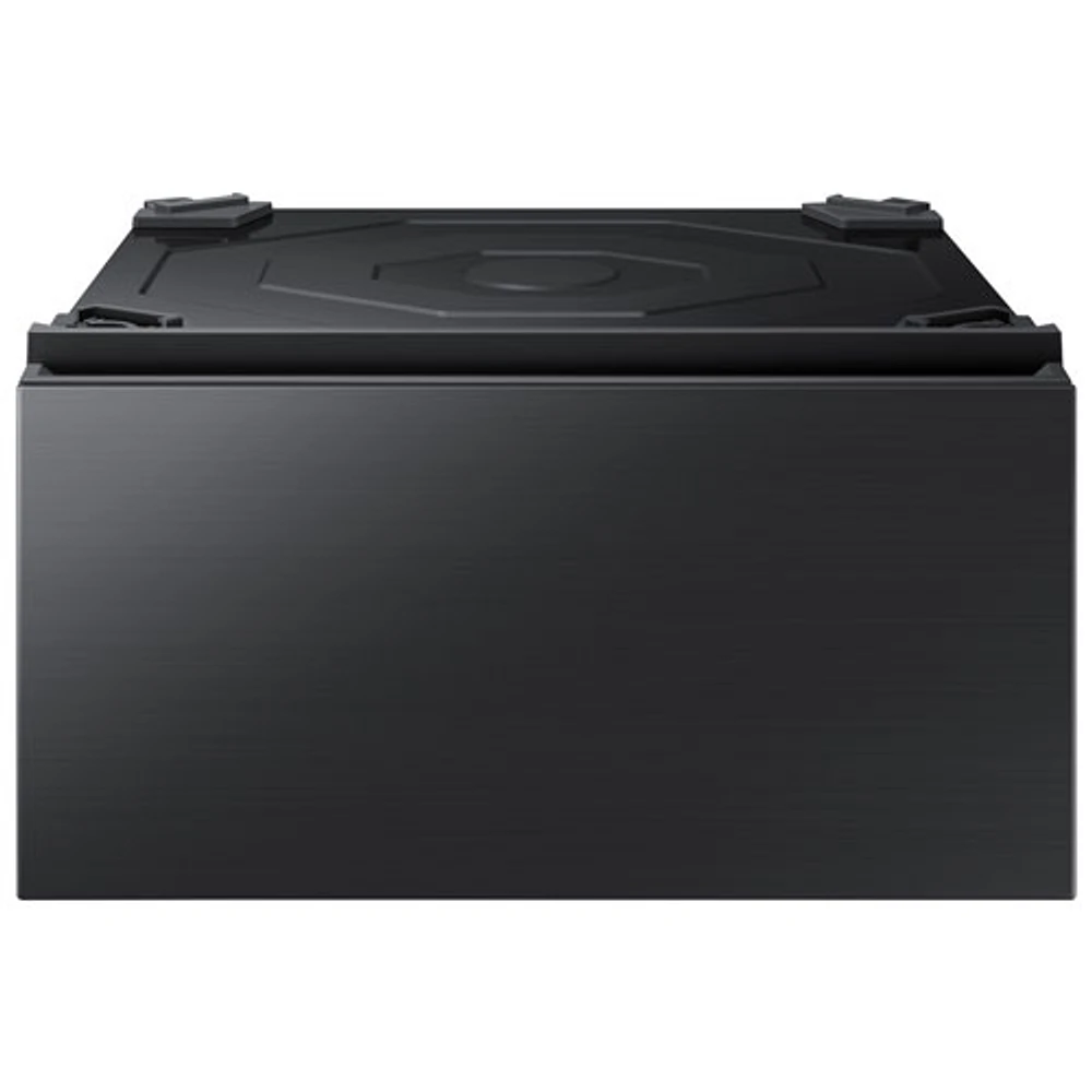 Socle de lavage de 27 po BESPOKE de Samsung (WE502NV) - Acier inoxydable noir