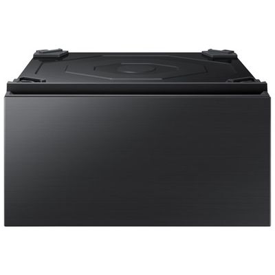 Samsung BESPOKE 27" Laundry Pedestal (WE502NV) - Black Stainless Steel