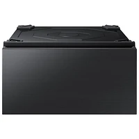 Samsung BESPOKE 27" Laundry Pedestal (WE502NV) - Black Stainless Steel