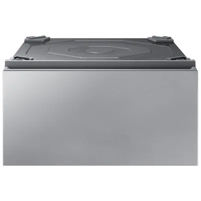 Samsung BESPOKE 27" Laundry Pedestal (WE502NT) - Silver Steel