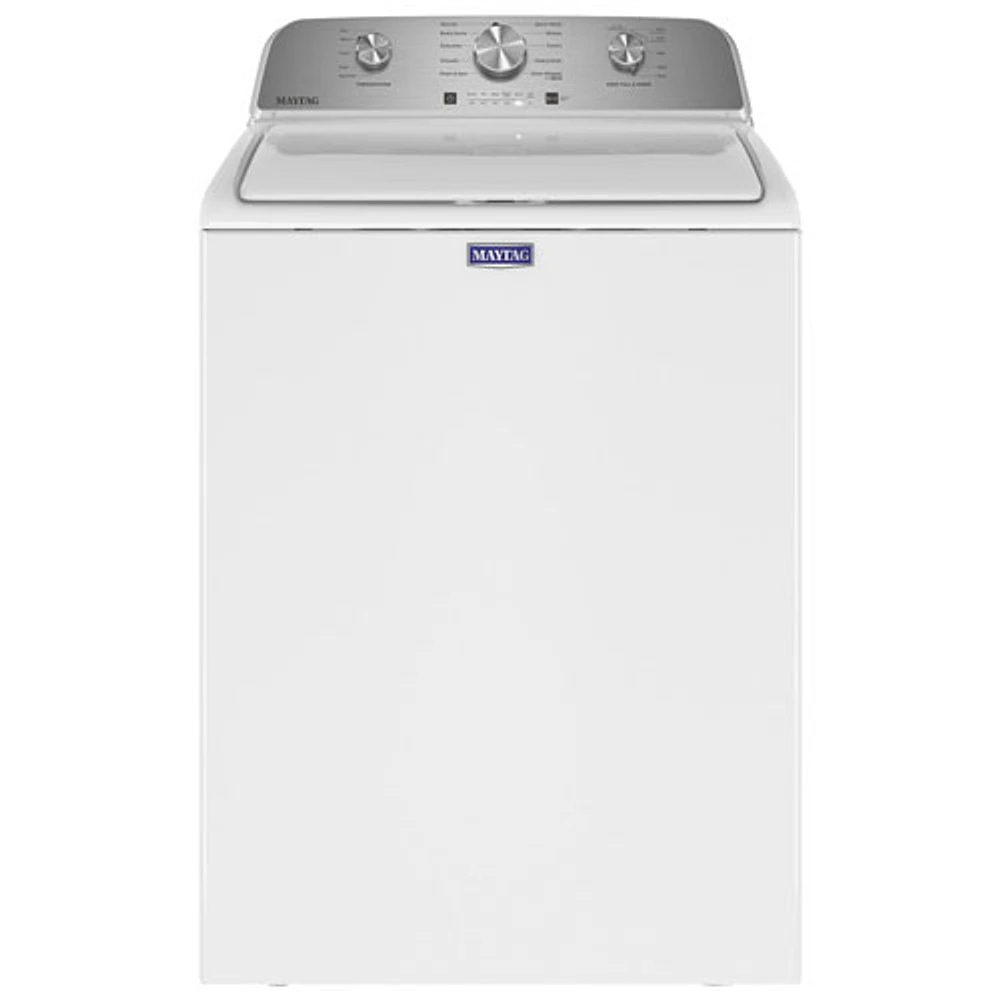 Laveuse à chargement par le haut haute efficacité de 5,2 pi³ de Maytag (MVW4505MW) - Blanc