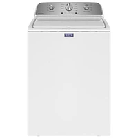 Laveuse à chargement par le haut haute efficacité de 5,2 pi³ de Maytag (MVW4505MW) - Blanc