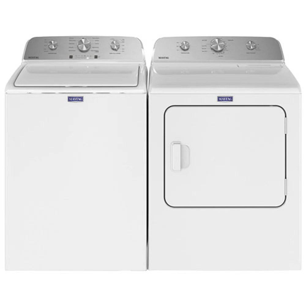 Laveuse à chargement par le haut haute efficacité de 5,2 pi³ de Maytag (MVW4505MW) - Blanc