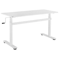 TygerClaw 55"W Height Adjustable Standing Desk - White