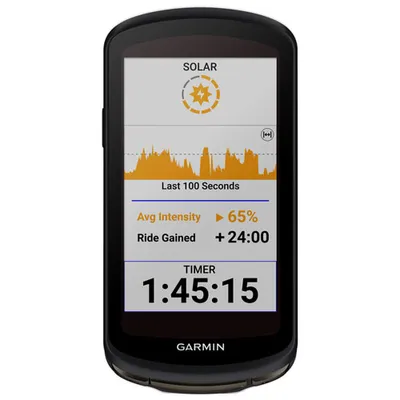 Compteur GPS de vélo Edge 1040 Solar de Garmin