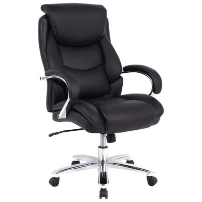 TygerClaw High-Back Executive Chair - Black