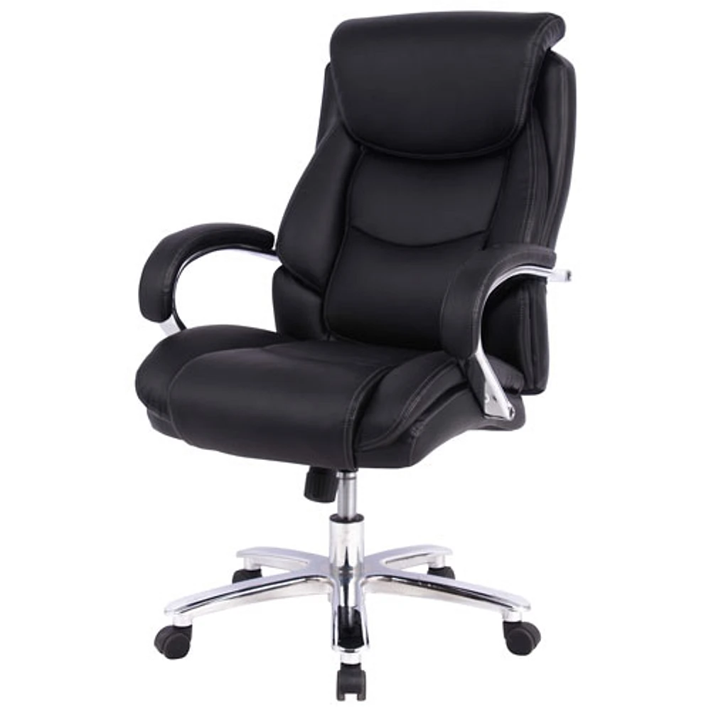 TygerClaw High-Back Executive Chair - Black