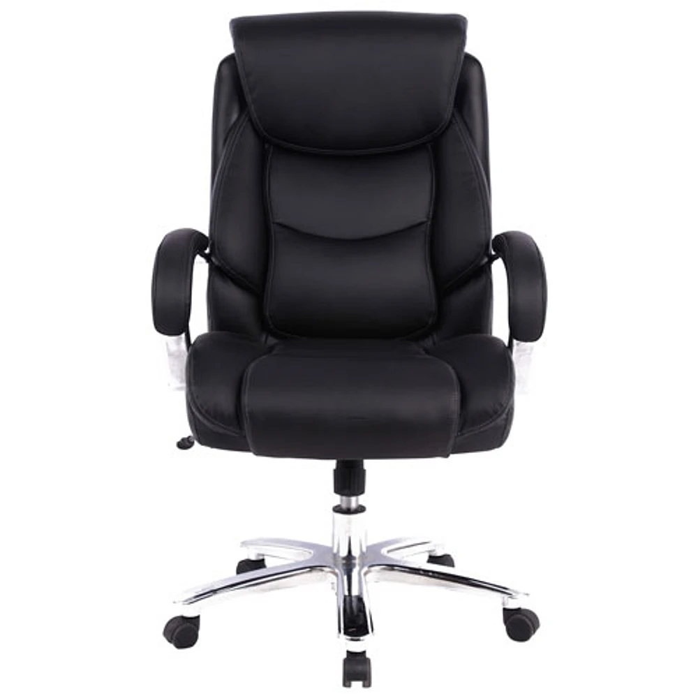 TygerClaw High-Back Executive Chair - Black