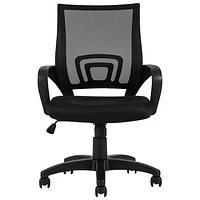 TygerClaw Mid-Back Mesh Executive Chair - Black