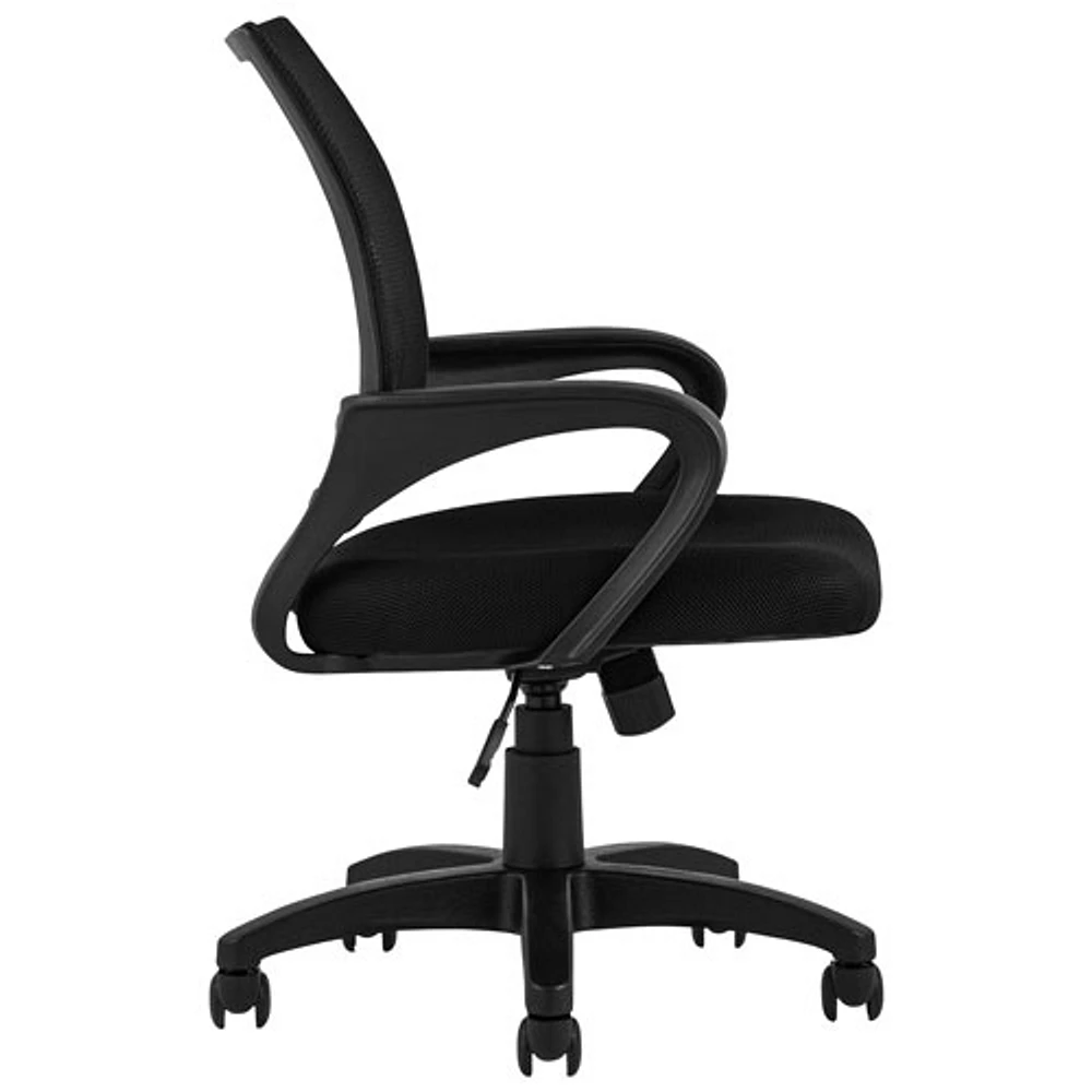 TygerClaw Mid-Back Mesh Executive Chair - Black