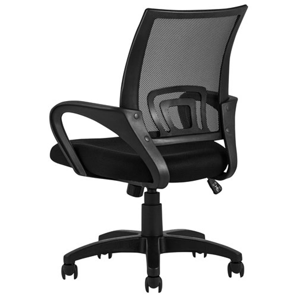 TygerClaw Mid-Back Mesh Executive Chair - Black