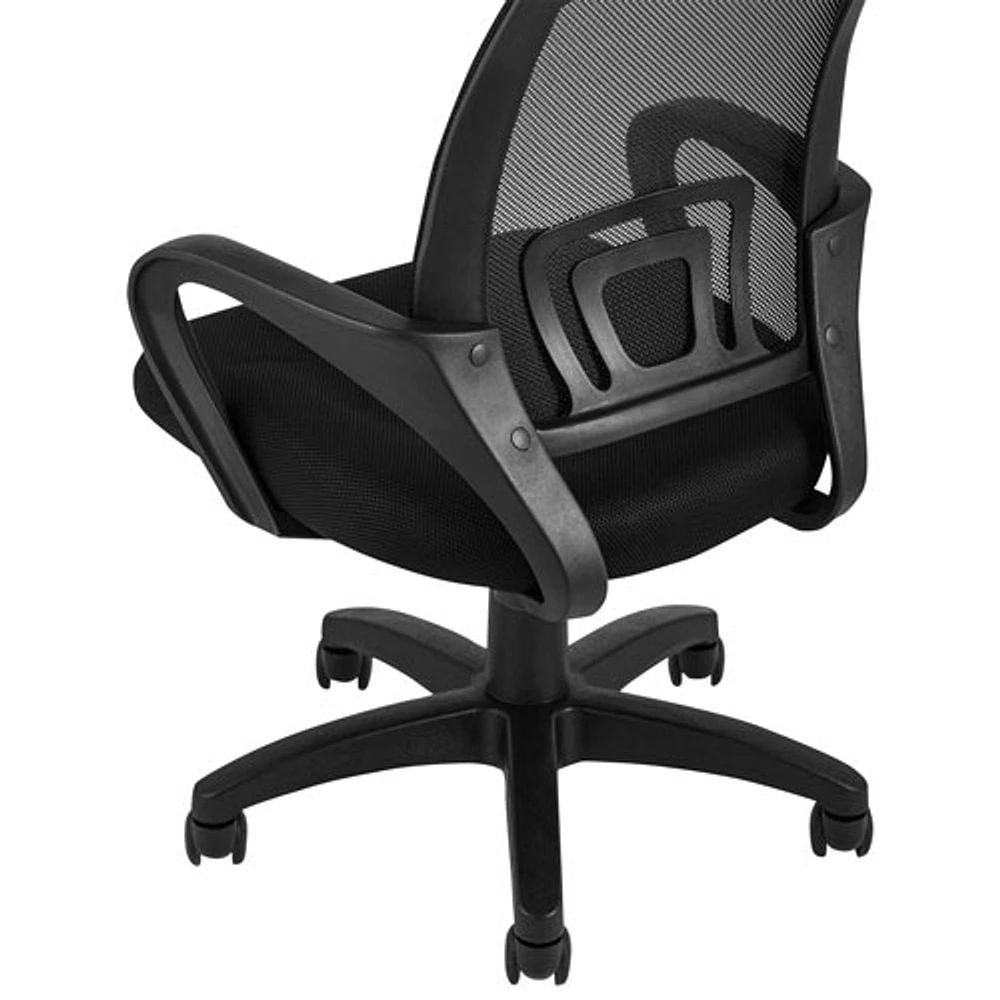 TygerClaw Mid-Back Mesh Executive Chair - Black