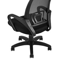 TygerClaw Mid-Back Mesh Executive Chair - Black