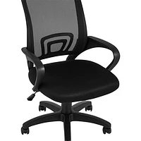 TygerClaw Mid-Back Mesh Executive Chair - Black