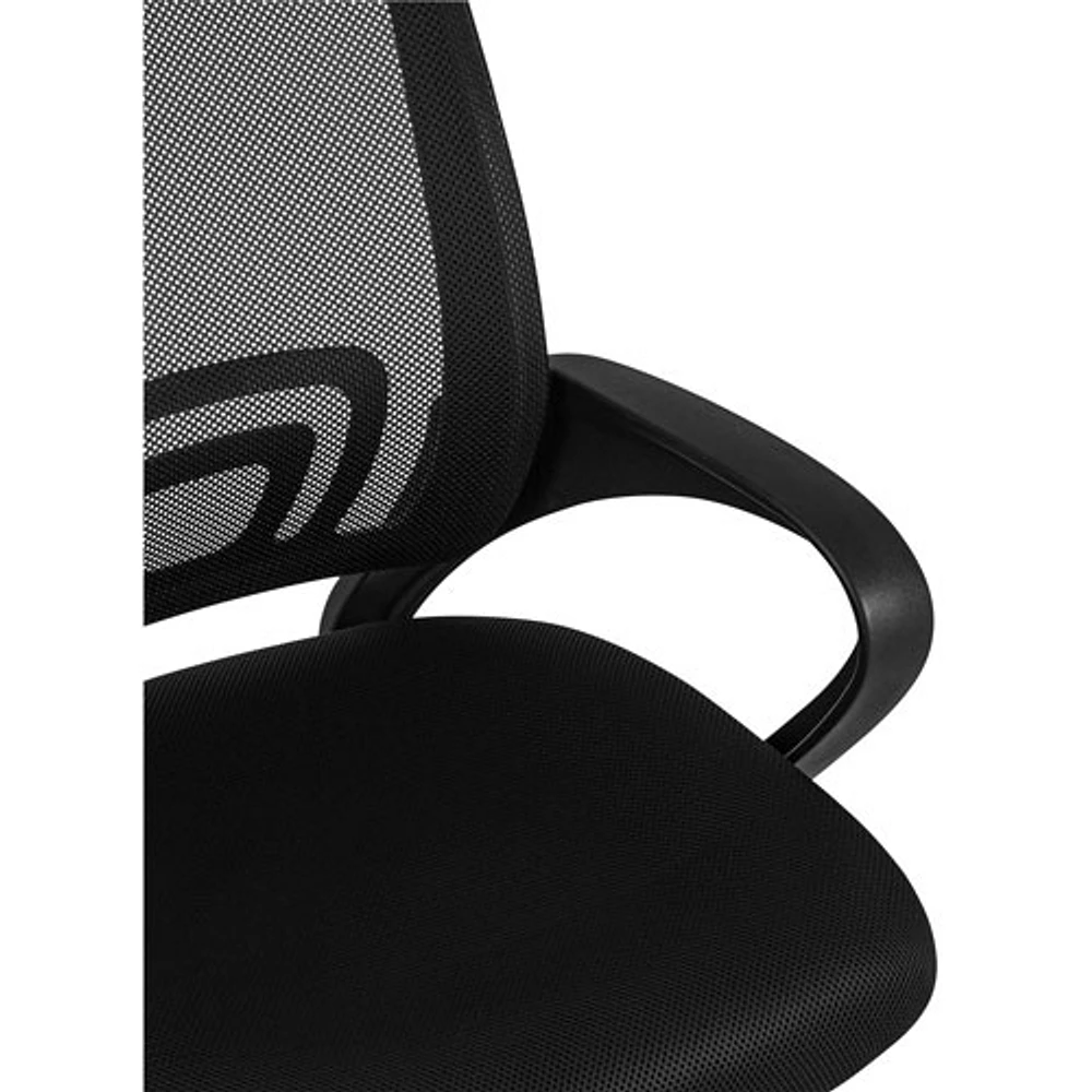 TygerClaw Mid-Back Mesh Executive Chair - Black