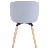 TygerClaw Plastic Accent Chair - Grey