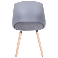 Chaise d'appoint en plastique de TygerClaw - Gris