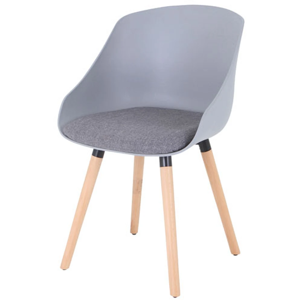 Chaise d'appoint en plastique de TygerClaw - Gris