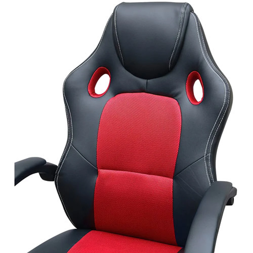 TygerClaw High-Back Gaming Chair - Black