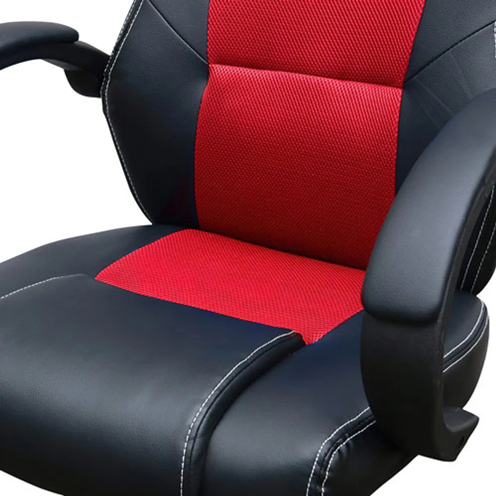 TygerClaw High-Back Gaming Chair - Black