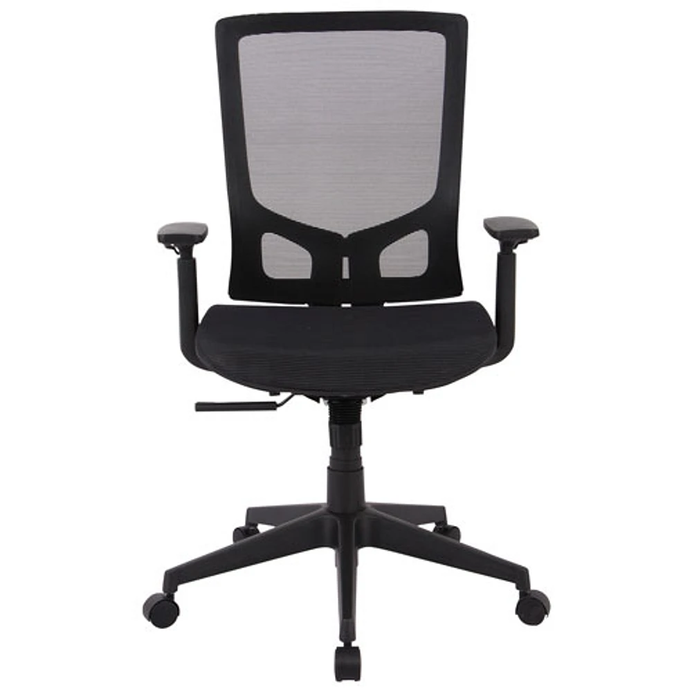 TygerClaw Mid-Back Mesh Office Chair - Black