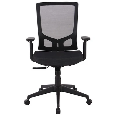 TygerClaw Mid-Back Mesh Office Chair - Black