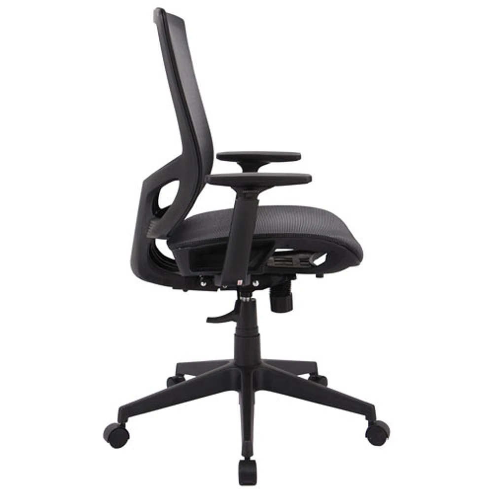 TygerClaw Mid-Back Mesh Office Chair - Black