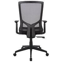 TygerClaw Mid-Back Mesh Office Chair - Black