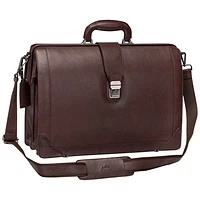 Mallette pour portable Milan de Mancini de 17,3 po - Brun