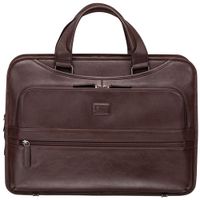 Mancini Milan 15.6" 3-Compartment Laptop Briefcase Bag