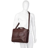 Mancini Milan 15.6" 2-Compartment Laptop Briefcase Bag