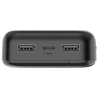 ChargeTech 15000 mAh Dual USB Power Bank - Black