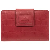 Mancini Croco RFID Genuine Leather Bi-fold Clutch Wallet