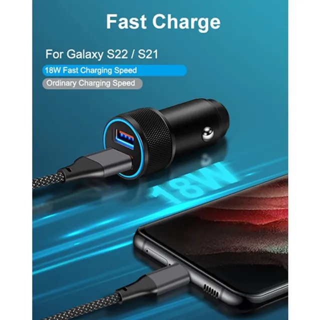 CABLESHARK) Samsung Compatible USB-C Super Fast Charging Wall