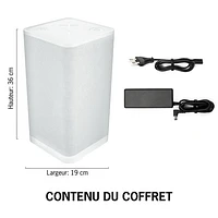 Haut-parleur de fête sans fil Bluetooth à l'épreuve des éclaboussures HYPERBOOM d'Ultimate Ears - Blanc