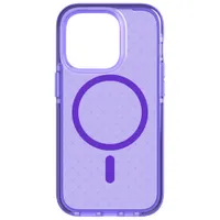 tech21 Evo Check Fitted Soft Shell Case for iPhone 14 Pro - Wondrous Purple
