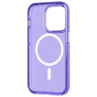 tech21 Evo Check Fitted Soft Shell Case for iPhone 14 Pro - Wondrous Purple