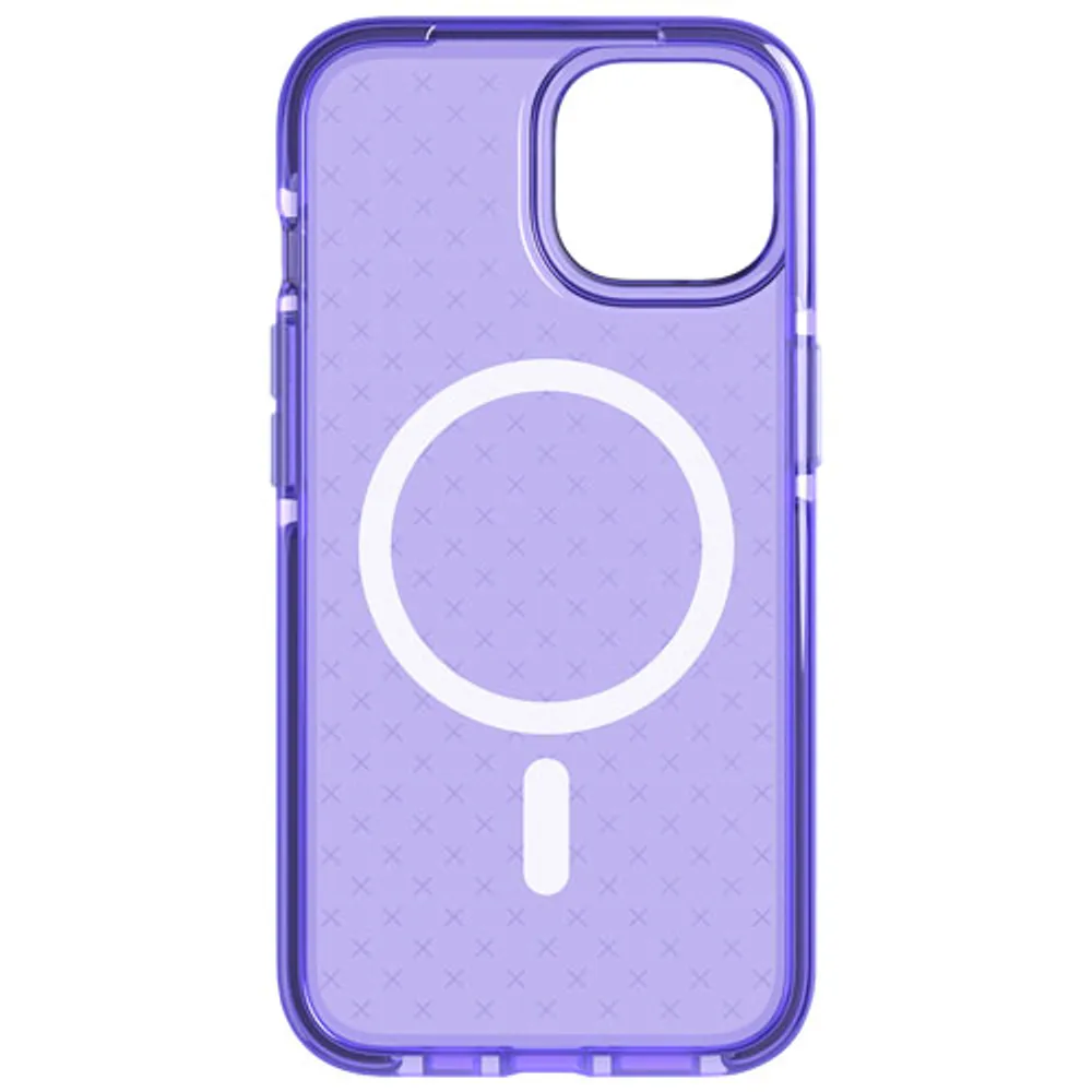 tech21 Evo Check Fitted Soft Shell Case for iPhone 14/13 - Wondrous Purple