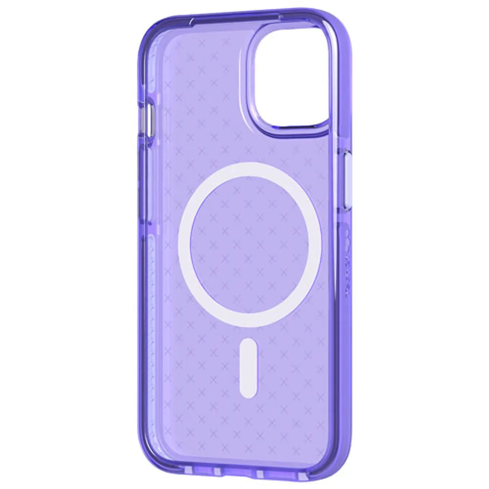 tech21 Evo Check Fitted Soft Shell Case for iPhone 14/13 - Wondrous Purple