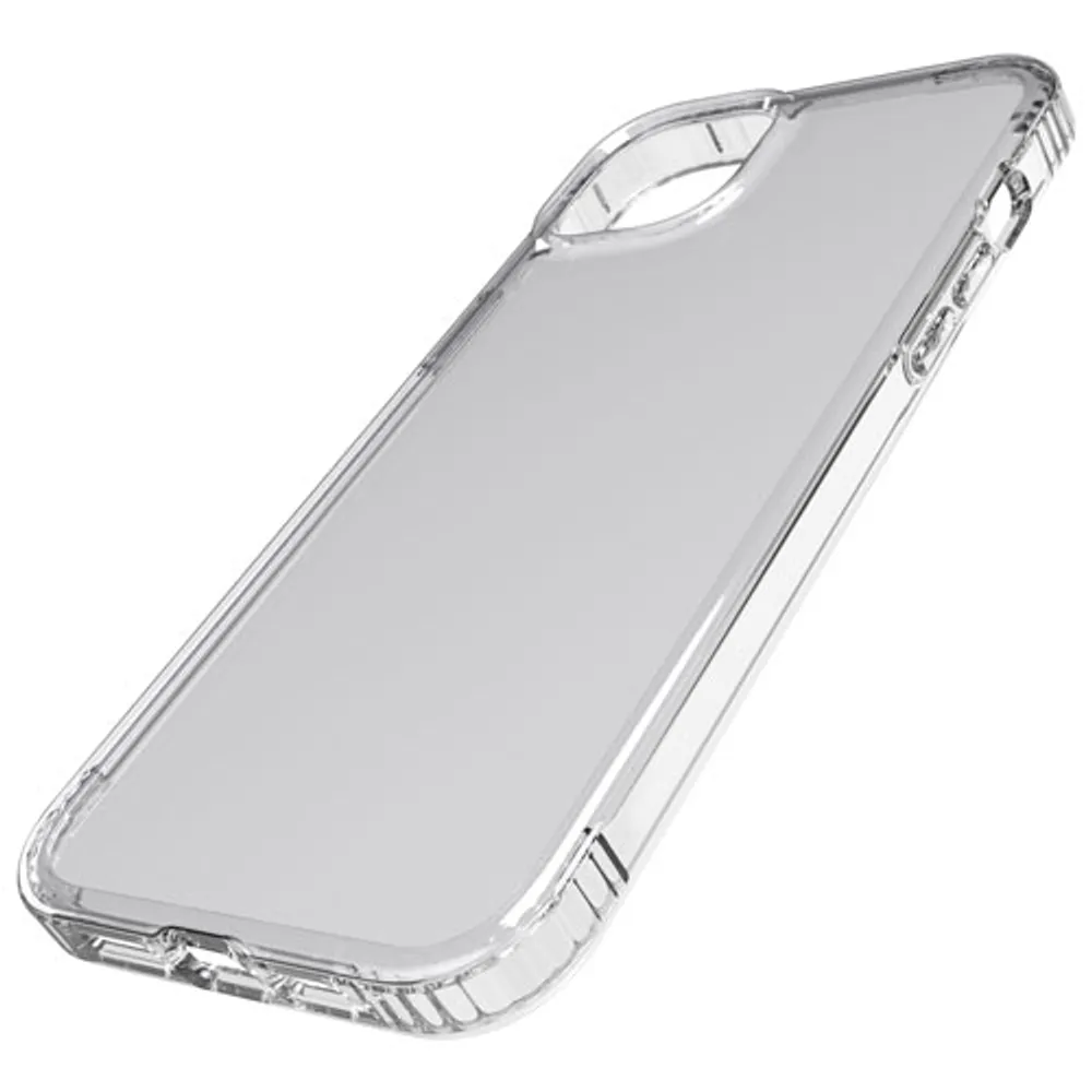 tech21 Evo Clear Fitted Hard Shell Case for iPhone 14 Plus - Clear