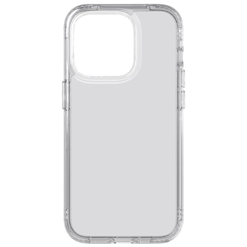 Étui rigide ajusté Evo Clear de tech21 pour iPhone 14 Pro - Transparent