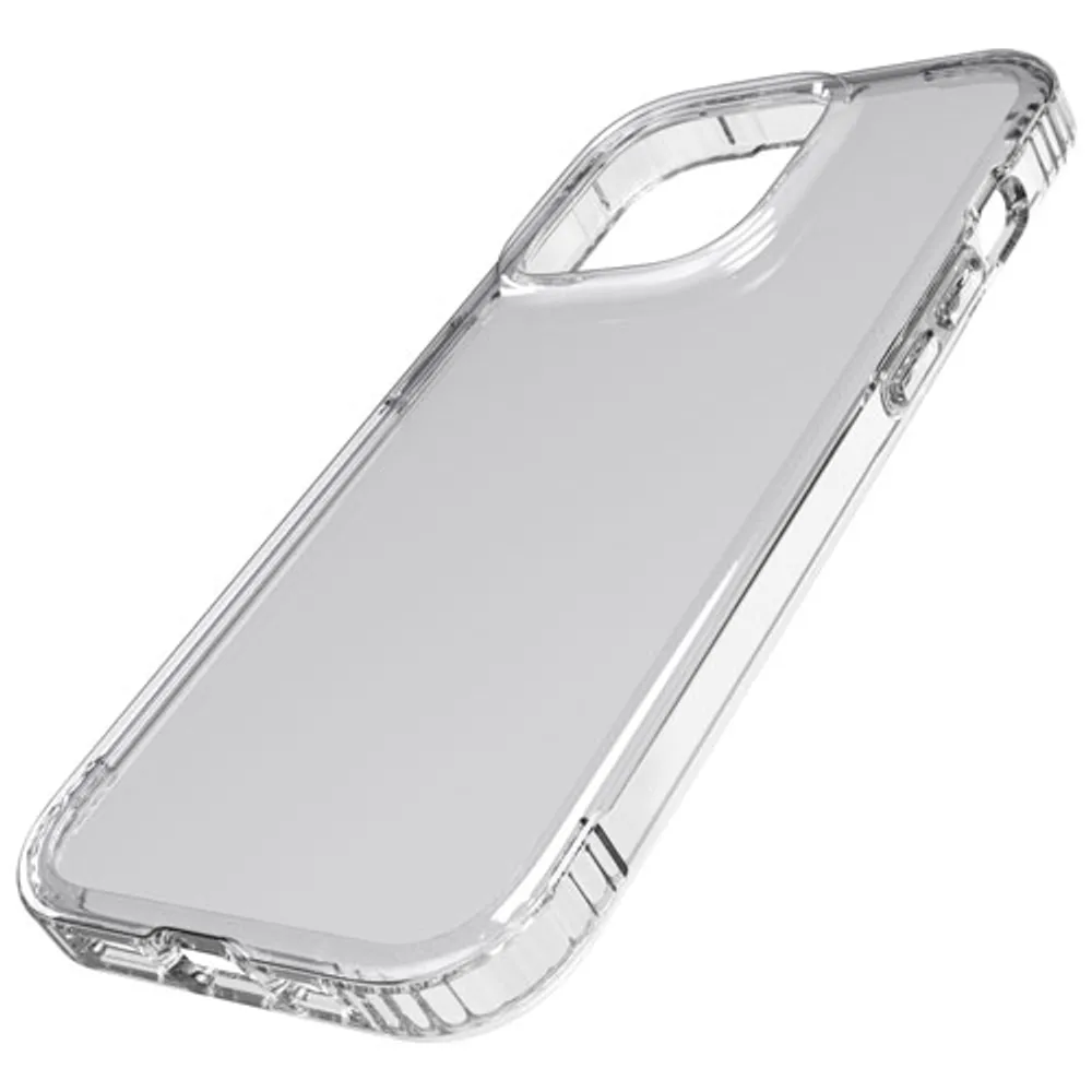 Étui rigide ajusté Evo Clear de tech21 pour iPhone 14 Pro - Transparent