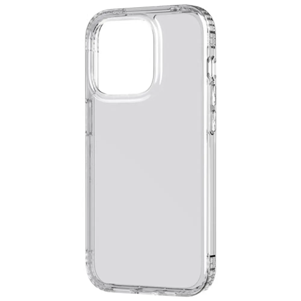 Étui rigide ajusté Evo Clear de tech21 pour iPhone 14 Pro - Transparent