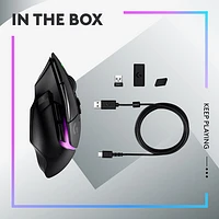 Souris de jeu optique sans fil de 25 000 ppp G502 X PLUS de Logitech - Noir
