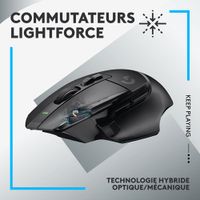 Logitech G502 X LIGHTSPEED 25000 DPI Wireless Optical Gaming Mouse - Black