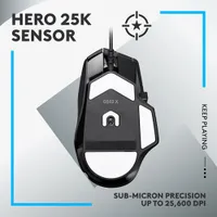 Souris de jeu optique de 25 000 ppp G502 X de Logitech - Noir