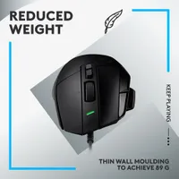 Souris de jeu optique de 25 000 ppp G502 X de Logitech - Noir