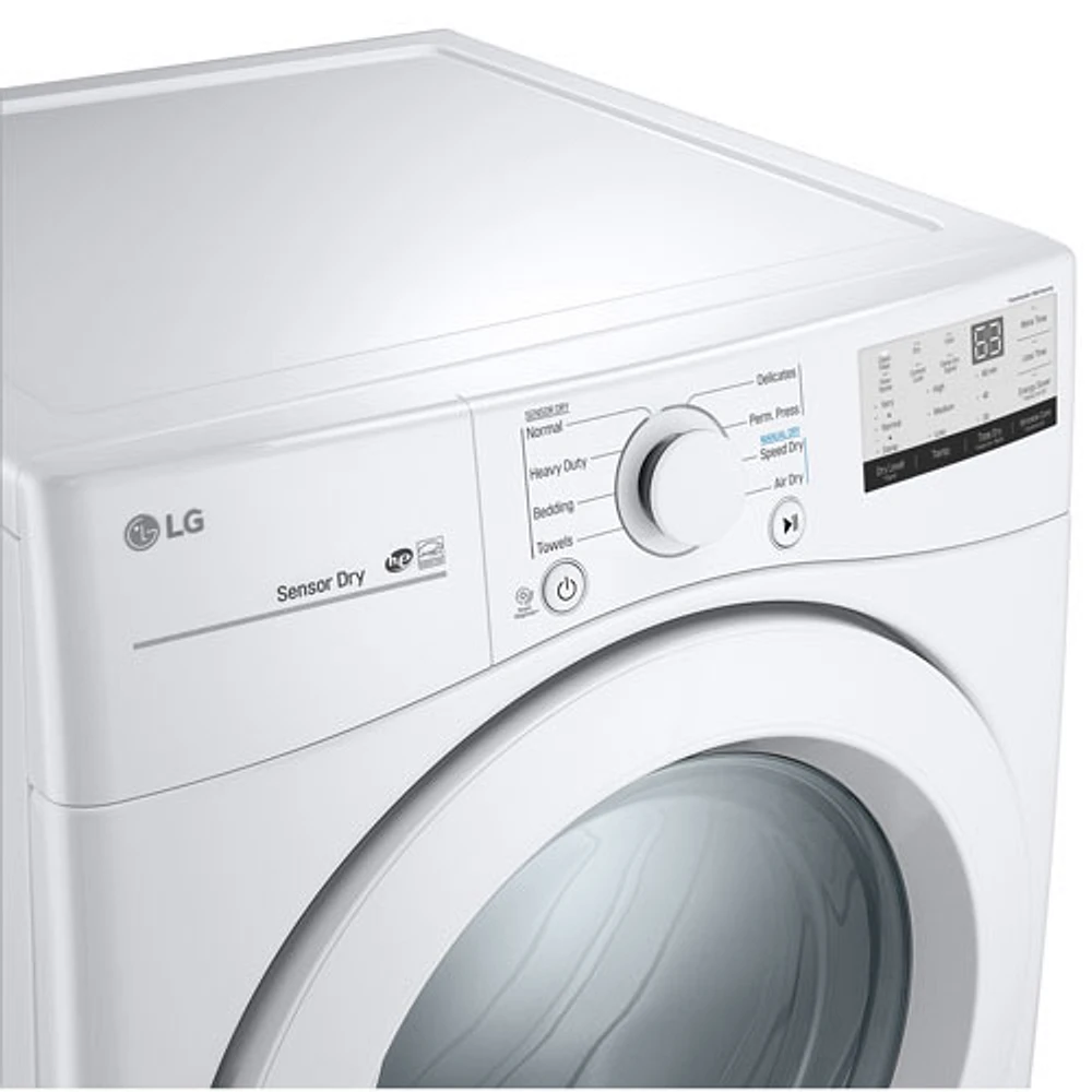 LG 7.4 Cu. Ft. Electric Dryer (DLE3400W) - White