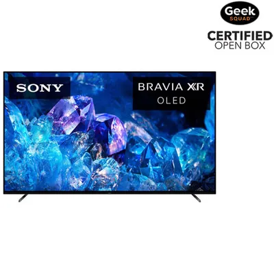 Open Box - Sony BRAVIA XR 55" 4K UHD HDR OLED Google TV Smart TV (XR55A80K) - 2022 - Titanium Black