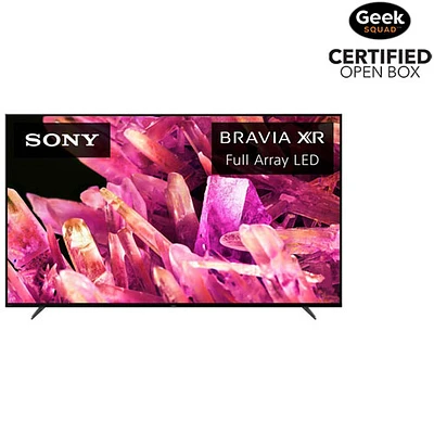 Boîte ouverte - Téléviseur intelligent Google TV HDR DEL UHD 4K de 65 po BRAVIA de Sony (XR65X90K) - 2022